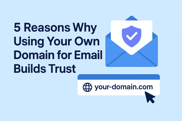 5 Reasons Why Using Your Own Domain for Email Builds Trust