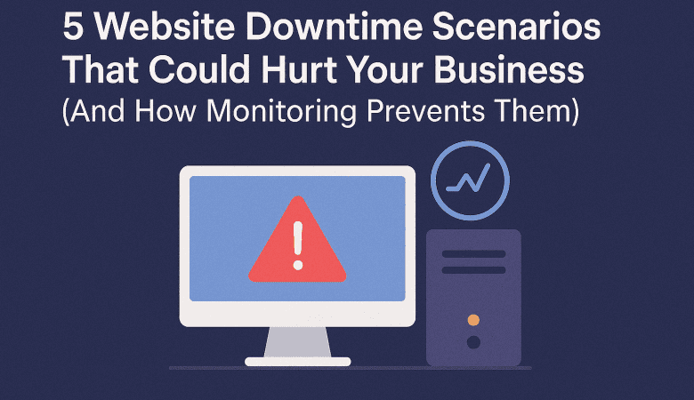 5 Website Downtime Scenarios That Could Hurt Your Business (And How Monitoring Prevents Them)