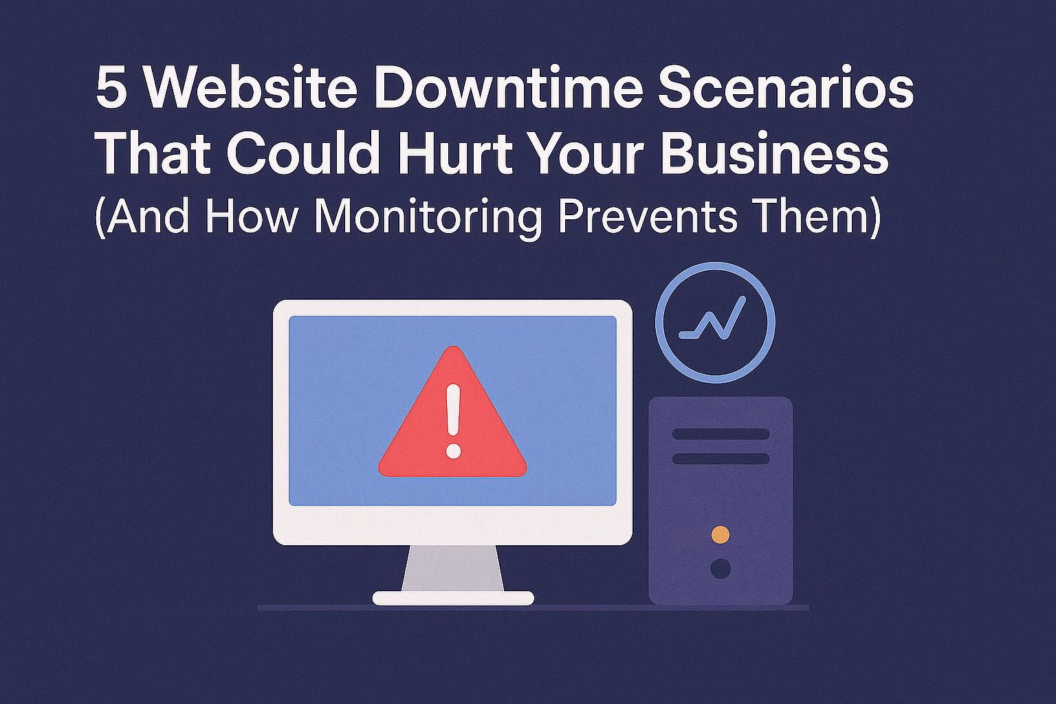 5 Website Downtime Scenarios That Could Hurt Your Business (And How Monitoring Prevents Them)