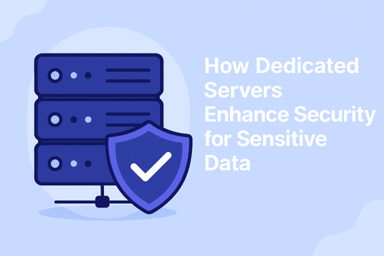 How Dedicated Servers Enhance Security for Sensitive Data