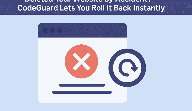 Deleted Your Website by Accident? CodeGuard Lets You Roll It Back Instantly