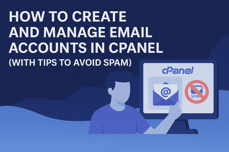 How to Create and Manage Email Accounts in cPanel (With Tips to Avoid Spam)