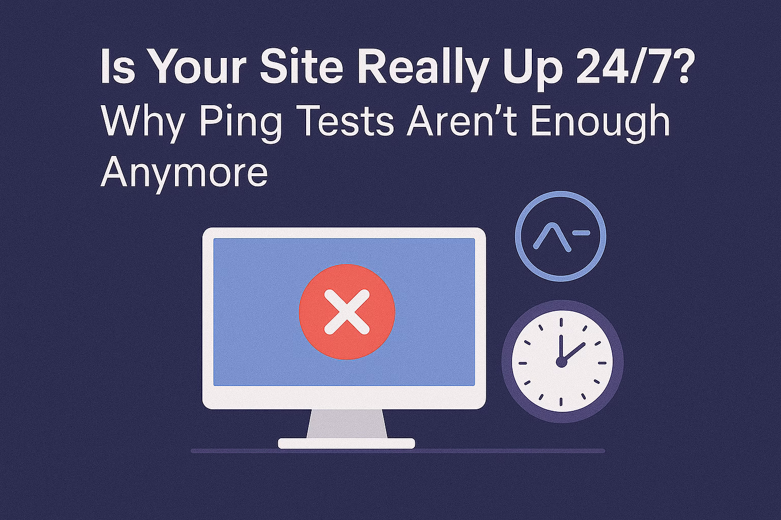 Is Your Site Really Up 24/7? Why Ping Tests Aren’t Enough Anymore
