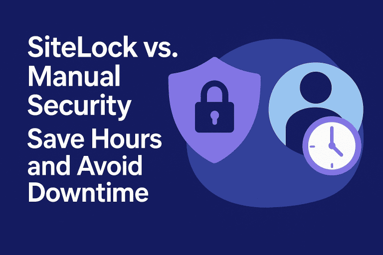 SiteLock vs Manual Security: Save Hours and Avoid Downtime