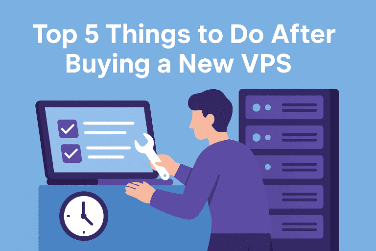 Top 5 Things to Do After Buying a New VPS