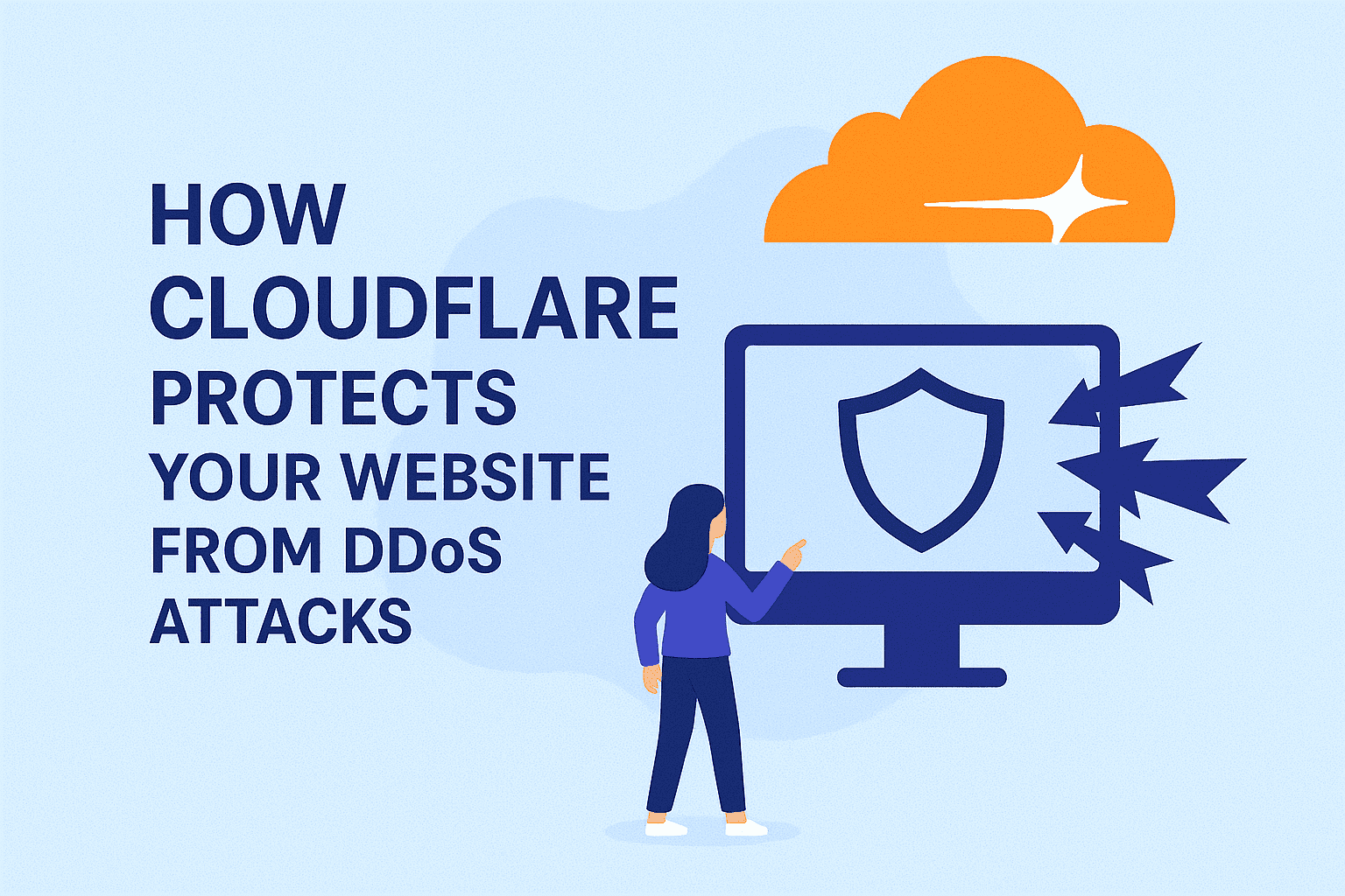 How Cloudflare Protects Your Website from DDoS Attacks