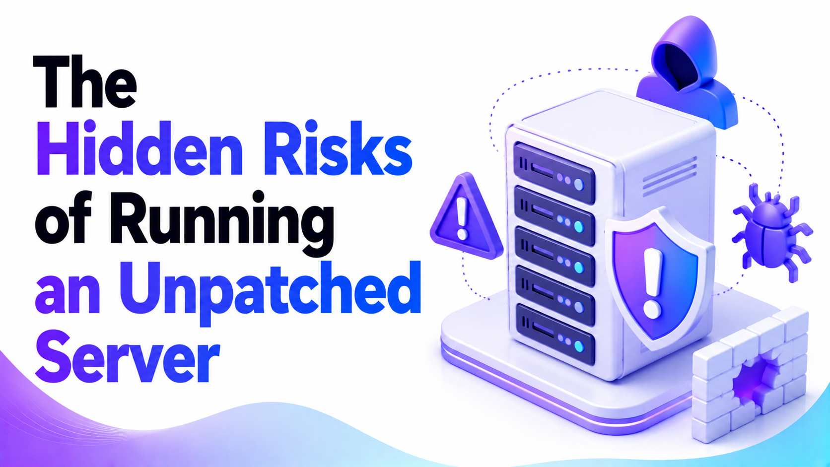 Unpatched business server exposed to cybersecurity threats due to missing security updates and patch management